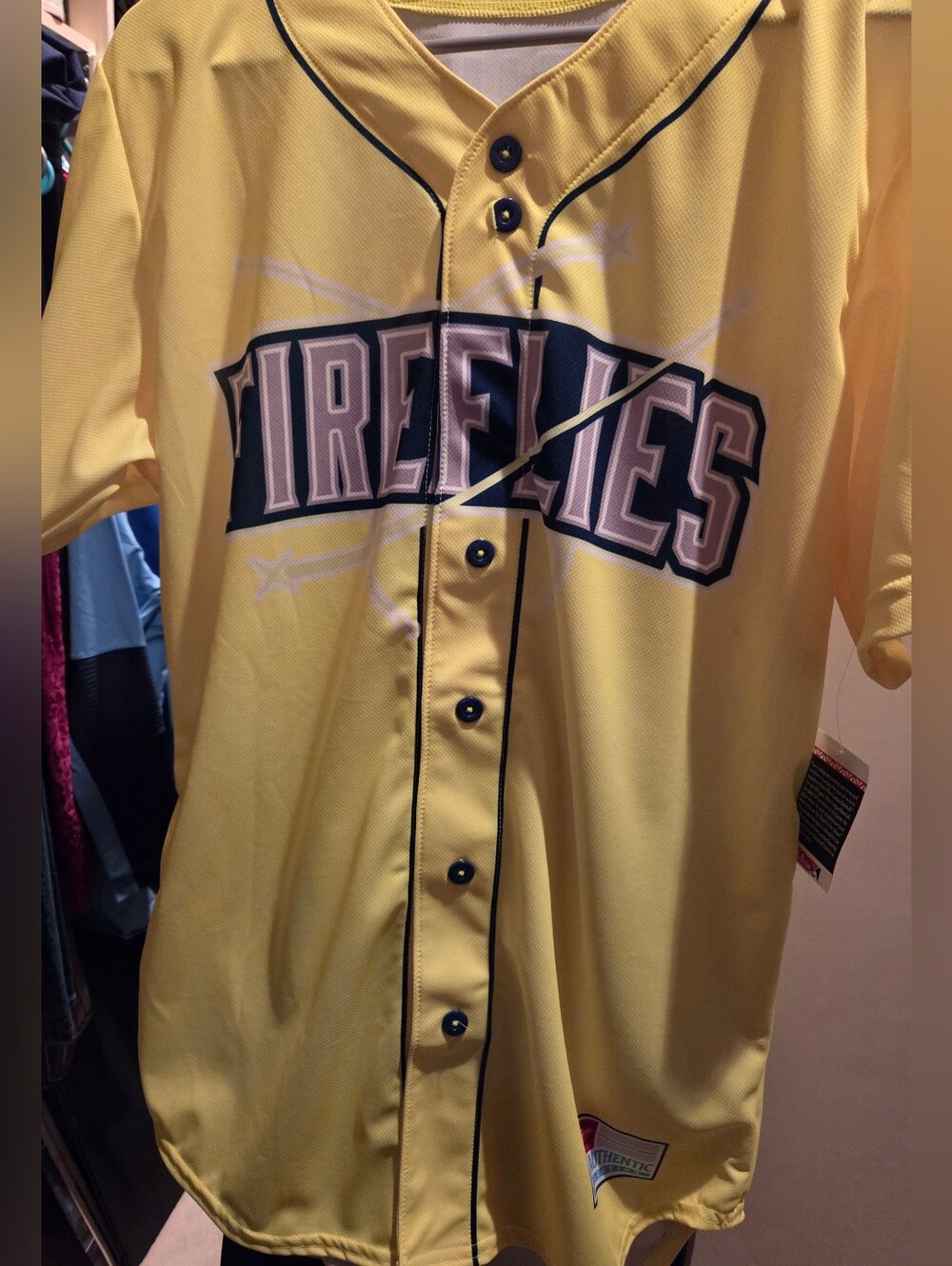 Columbia Fireflies Official Custom #7 Medium Jersey NWT